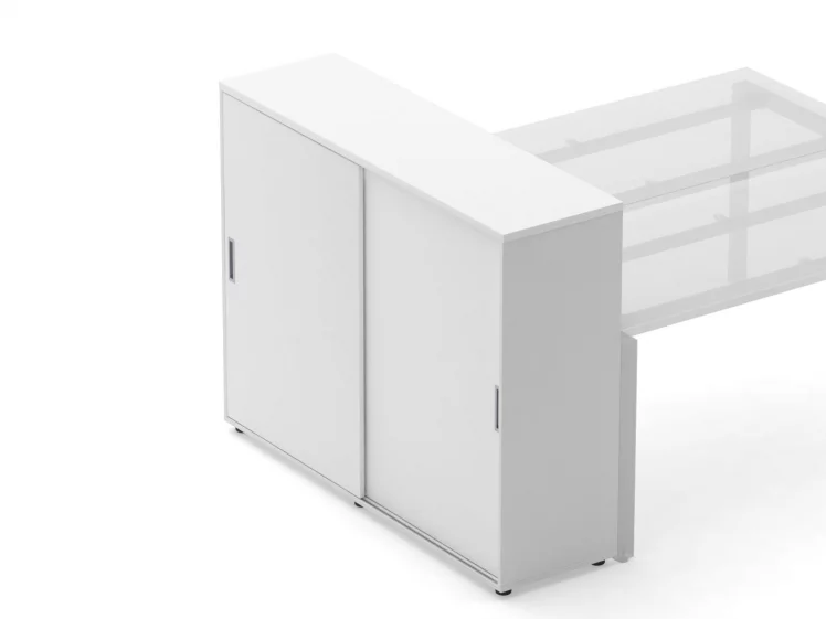 Тумба-купе высокая для рабочего модуля Deka 9.03.145 Белый_2