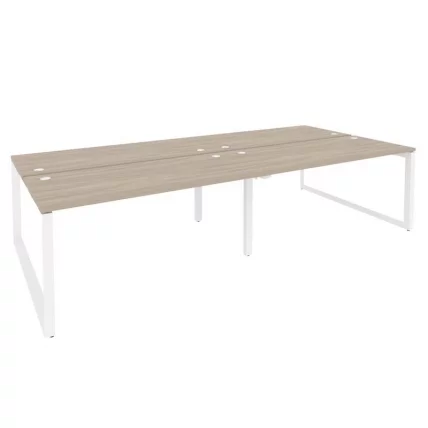 Рабочая станция на О-образном м/к ONIX O.MO-D.RS-4.4.7 Дуб Аттик/Белый_0