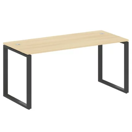 Стол письменный на О-образном м/к METAL SYSTEM БО.СП-4 Акация/Антрацит_0