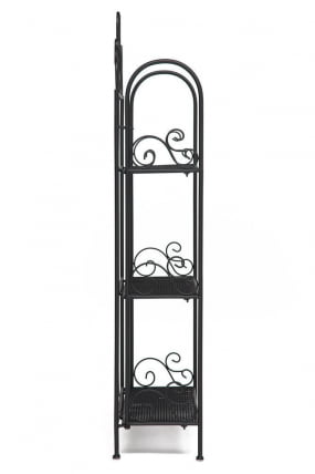 Этажерка Secret De Maison 005 стальной сплав, 65х26х132см, черный_2