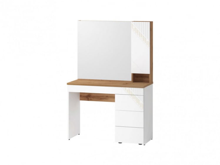 Туалетный столик (лев/прав) Монако 903.06 Дуб Вотан / Белый шпон / Альпийский белый_0