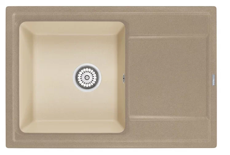 Кухонная мойка ХИБРИД ХИ-74 Песок-брют / HIBRID HI-74_0