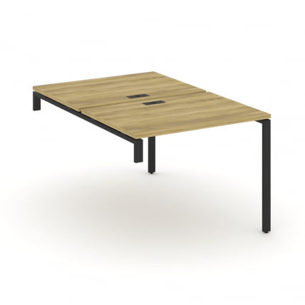 Двойной стол-надставка на опорную тумбу CONCEPT CN.DSN-001 Кобо Антрацит_0