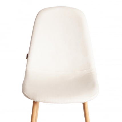 Стул BREEZE (mod. JSC-58) Велюр/металл , 44 х 53 х 86 см, Light beige (светло-бежевый) HLR1 / натуральный_5