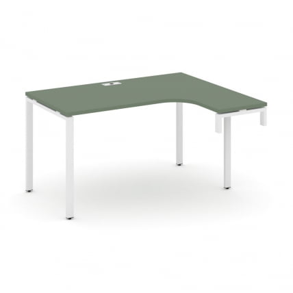 Стол-надставка на опорную тумбу (правый) CONCEPT CN.OSAN-002(R) Сандал Янтарный Белый_0