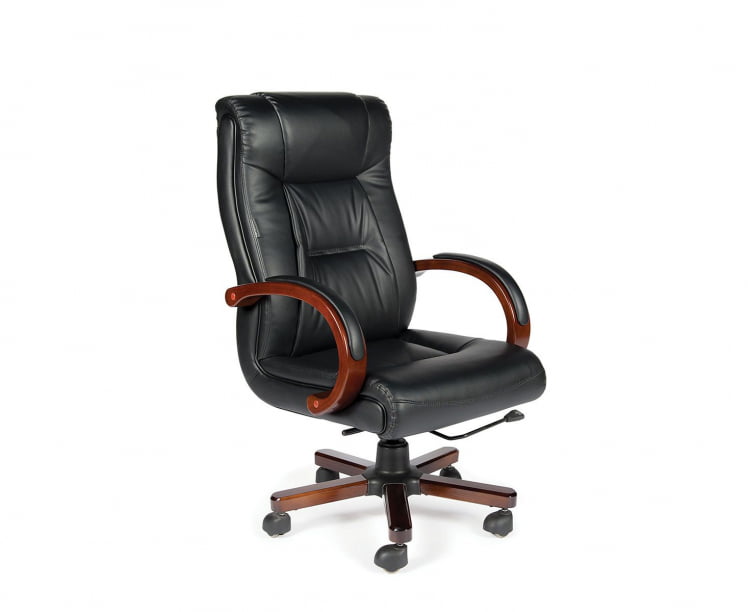 Кресло офисное Консул кожа Черный_2