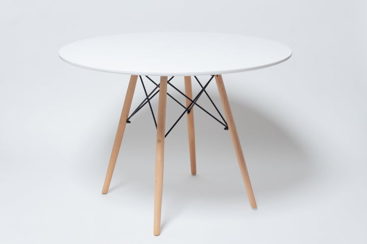 Стол обеденный ST-001 Белый 900мм_0