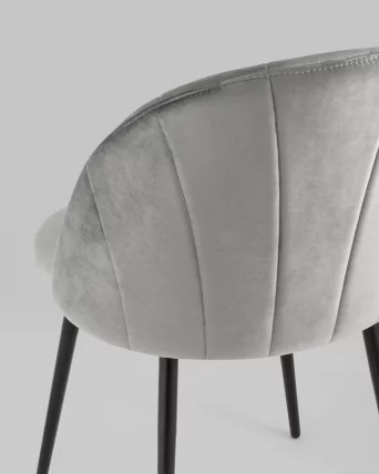 Стул Логан велюр Серый_6