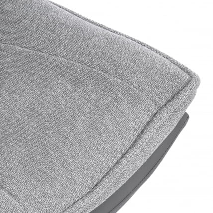 Кресло лаунж Cosmo велюр/букле/экокожа, VT shape silver/графит_7