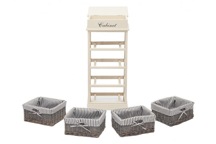 Тумба с 4 корзинами и ящиком Secret De Maison OUVERTURE 4 ( mod. 4349 ) Слоновая кость_6