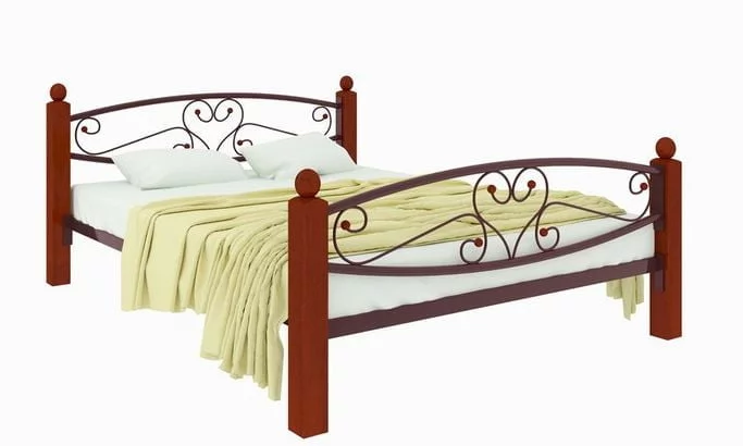 Кровать Каролина Lux plus 1600х1900 Медная_0