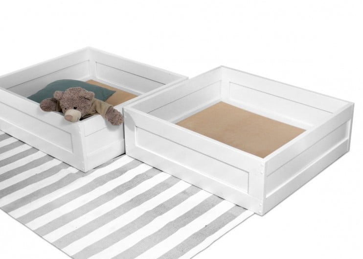 Кровать-домик RooRoom кд-11С c ящиками Серый_3