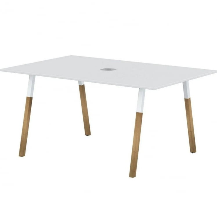 Конференц-стол Forta FSCT 1510 Белый премиум Дуб Гамильтон_0