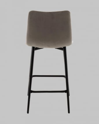 Стул полубарный Одди Diamond велюр темно-серый_5