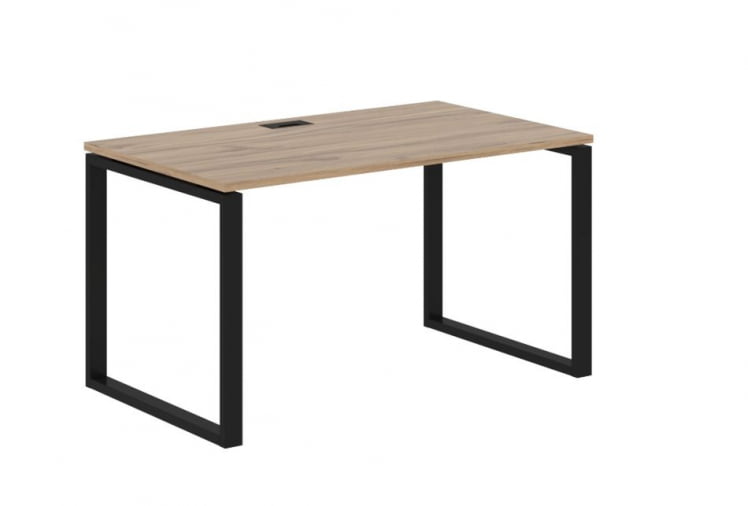 Стол письменный EDIS EQST 1380 Дуб Денвер светлый Черный_0