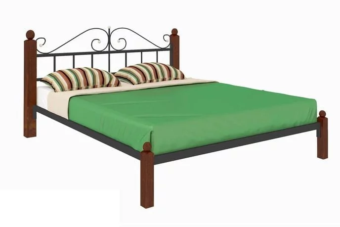 Кровать Диана Lux 1400х2000 Синяя_0