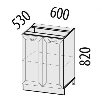 Стол кухонный Оливия 72.58_1