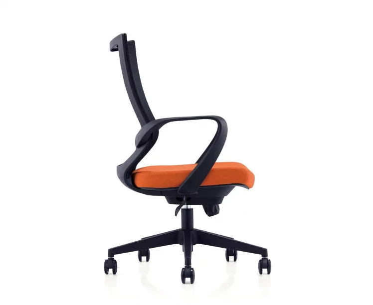Кресло офисное Спэйс LB Черный/Оранжевый_2