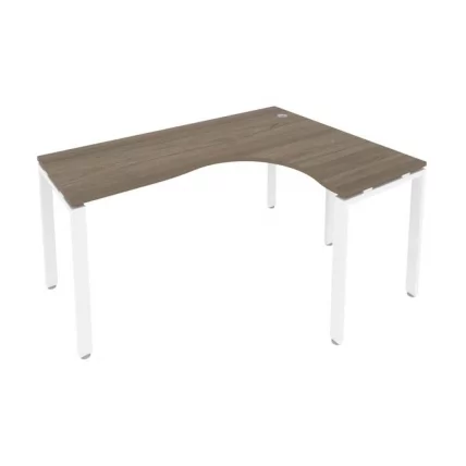 Стол письменный METAL SYSTEM Б.СА-4 Пр Вяз/Белый_0