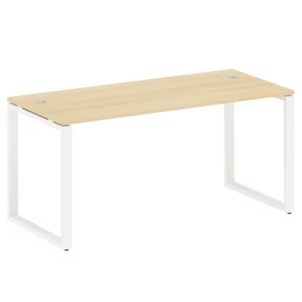 Стол письменный на О-образном м/к METAL SYSTEM БО.СП-4 Акация/Белый_0