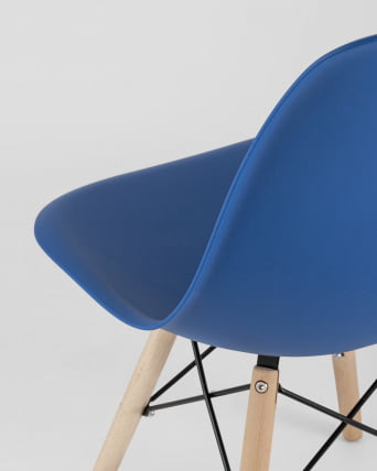 Стул Eames Style DSW синий 4 шт. комплект (разборный каркас)_8