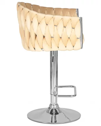 Стул барный DOBRIN MARCEL Бежевый велюр MJ9-10_2