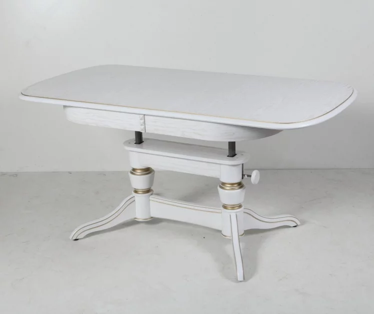 Стол-трансформер Лира-4 тон 1 с золотой патиной_1