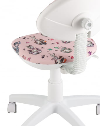 Кресло компьютерное детское УМКА Girls пластик белый_5