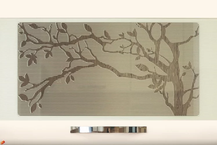 Шкаф-витрина Графит 74.09 Сосна Астрид /Ваниль_2