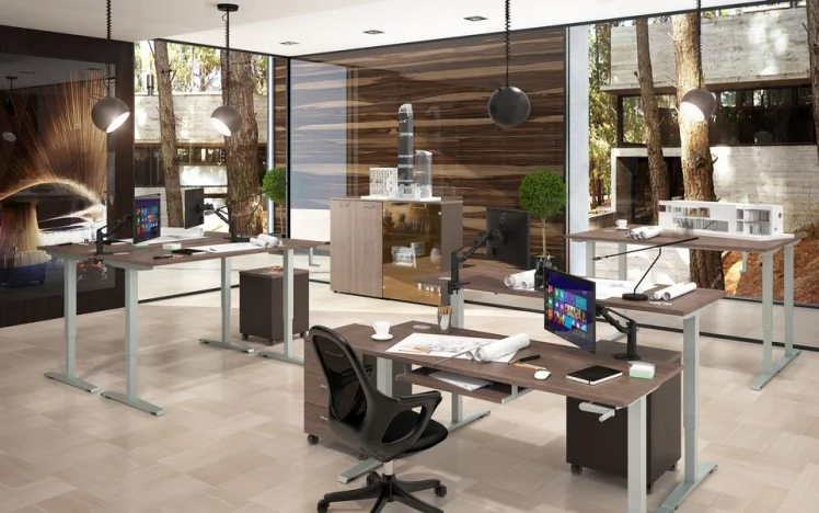 Стол рабочий XTUP 167 Дуб Сонома_2