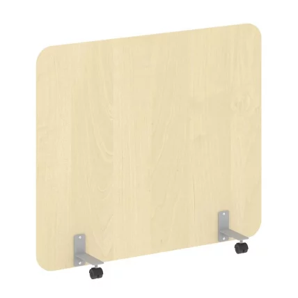 Перегородка на металлических опорах, на роликах R-line DP.R-140-120 Клен_0