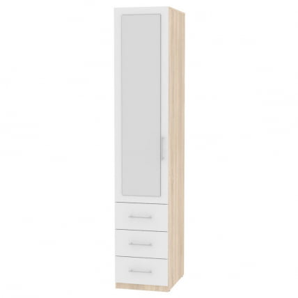 Шкаф распашный Р-230х45х60-4-М(ДСС-Белый) / R-230х45х60-4-M(ДСС-Белый)_0