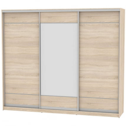 Шкаф-купе B-220х270х60-1(ДСС-D7D8D7)_0