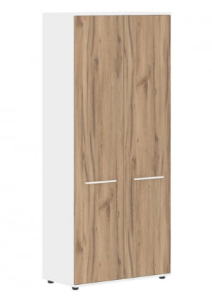 Шкаф с глухими дверьми ЕДИС ЕХCС 85.1 Дуб Денвер светлый Белый Белый / EDIS EHCS_0
