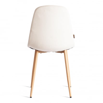 Стул BREEZE (mod. JSC-58) Велюр/металл , 44 х 53 х 86 см, Light beige (светло-бежевый) HLR1 / натуральный_3