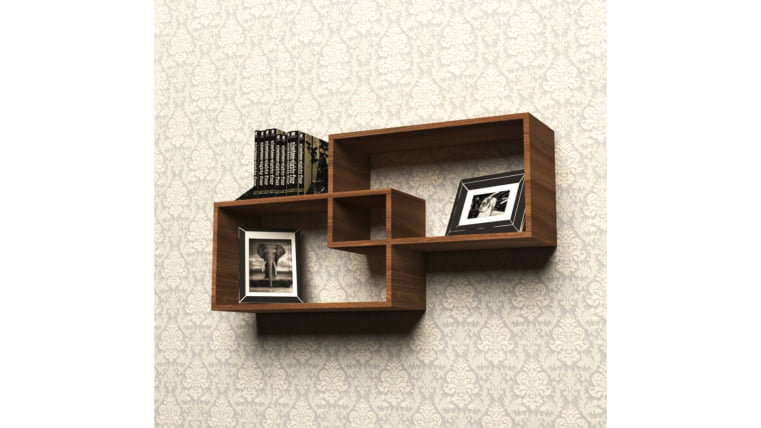 Полка для книг-5 Орех_0