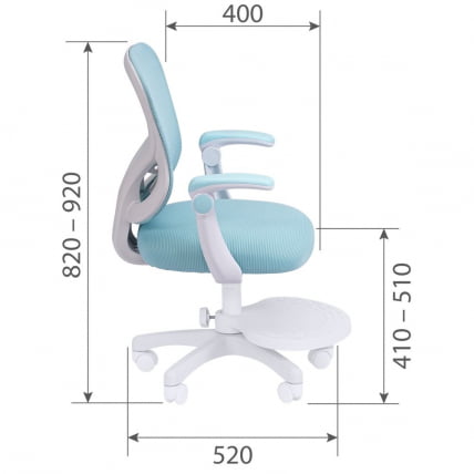 Детское кресло CHAIRMAN KIDS CH106 Голубой_5