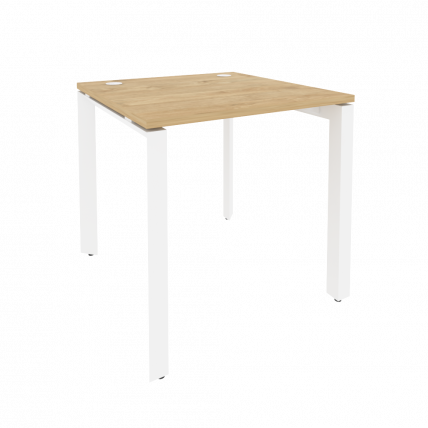 Стол рабочий на П-образном м/к ONIX O.MP-SP-0.8 Тиквуд Светлый/Белый_0
