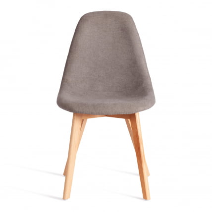 Стул CИНДЙ СОФТ (мод. C1021Ф1-1) фактурный велюр/дерево бук, 55 х 48 х 83 см, Серый ЛЙ1701-26 / натуральный / CINDY SOFT (mod. C1021F1-1) LY1701-26_4