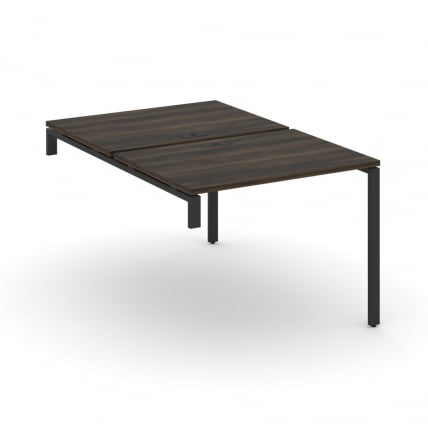 Двойной стол-надставка на опорную тумбу CONCEPT CN.DSN-001 Дуб Мали Антрацит_0