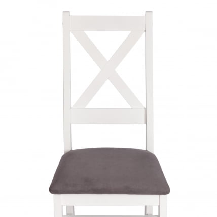 Стул CROSSMAN (комплект) NEW, Многослойный березовый шпон, 41х40х100 см, white/велюр темно-серый_6