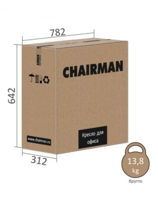 Кресло руководителя CХАИРМАН 278 ЭКО Черный / CHAIRMAN_13