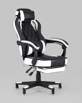 Геймерское кресло TopChairs Virage Черный-белый_9