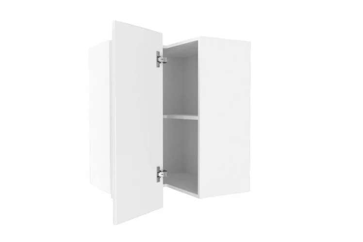 Шкаф кухонный угловой 600 с 2 дверями Шервуд ЛД 281.500.000.169 Белый Белый глянец_1