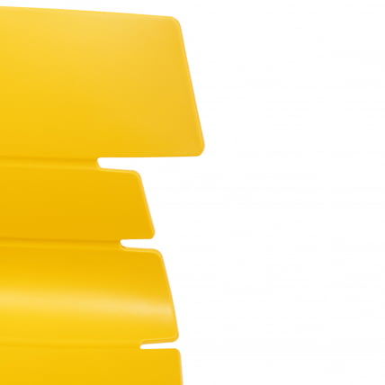 Стул офисный HANSEN (mod. 606-1) Оранжевый/хром_4