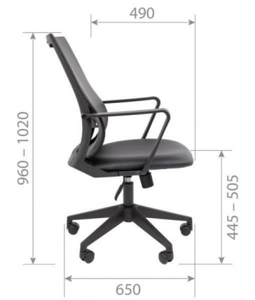 Кресло руководителя Chairman 545 БП экокожа Бежевый_4