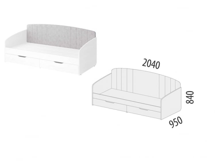 Кровать Николь 901.05_2