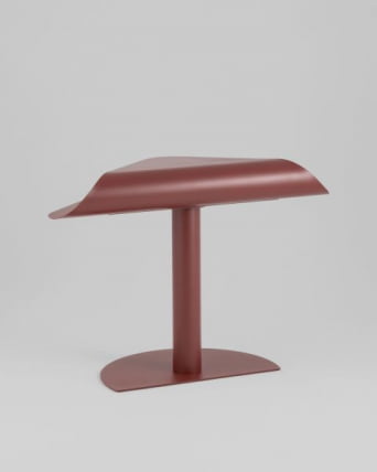 Журнальный столик Cornea металл бордовый_8