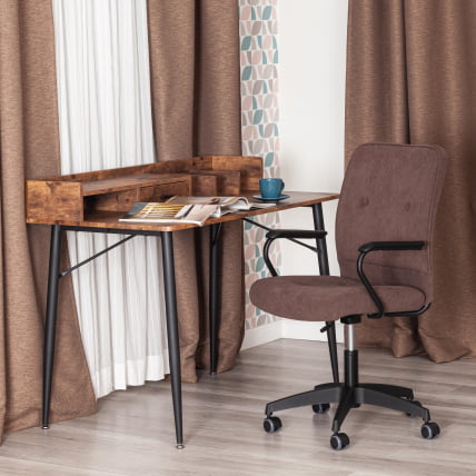 Кресло WIND флок , коричневый, 6_10