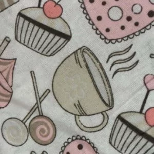 Комплект постельного белья детский чашки-вкусняшки_1